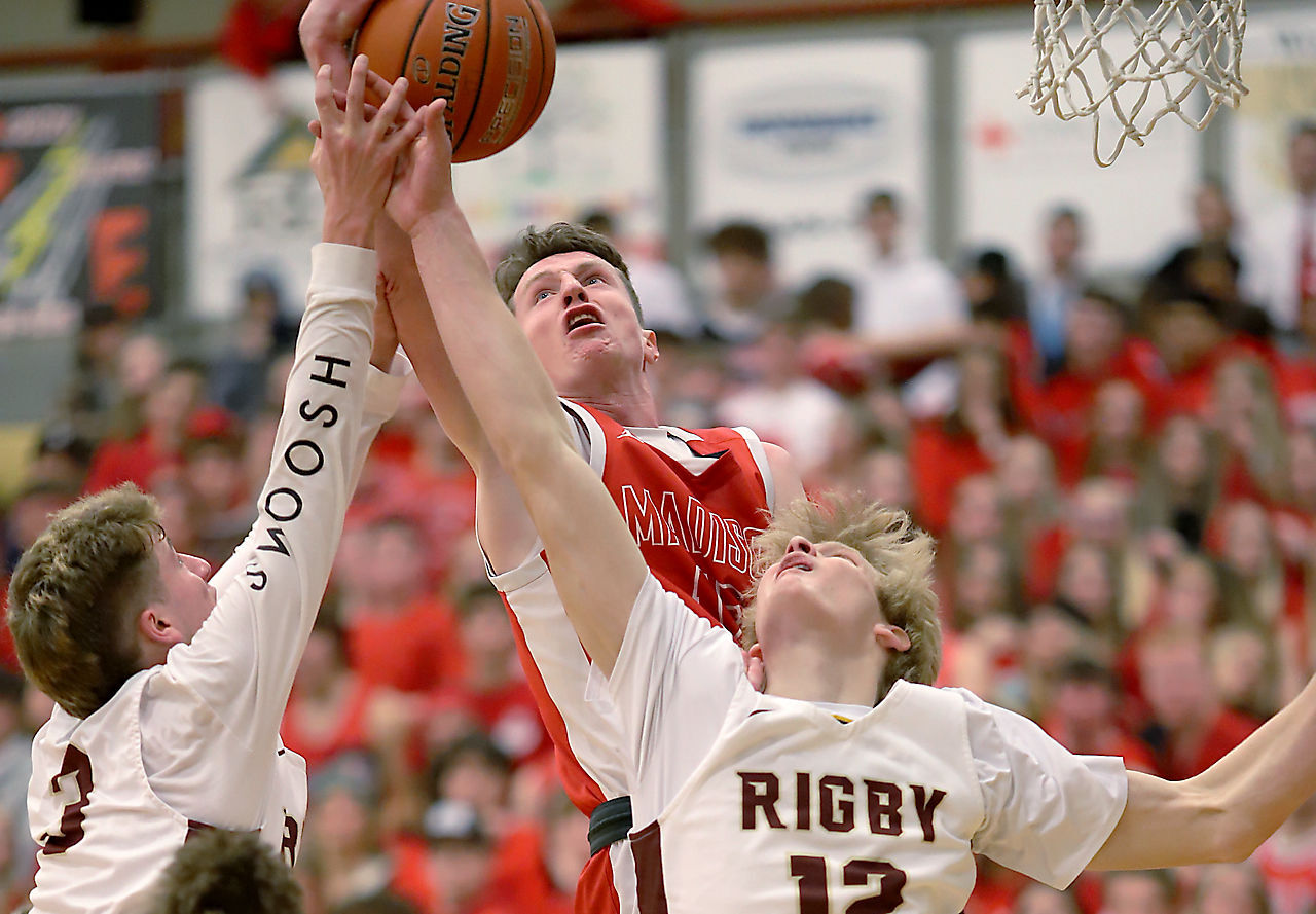 HIGH SCHOOL BOYS BASKETBALL: Madison wins first matchup with rival Rigby |  Postregister | postregister.com
