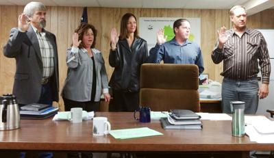 County swear-in photo