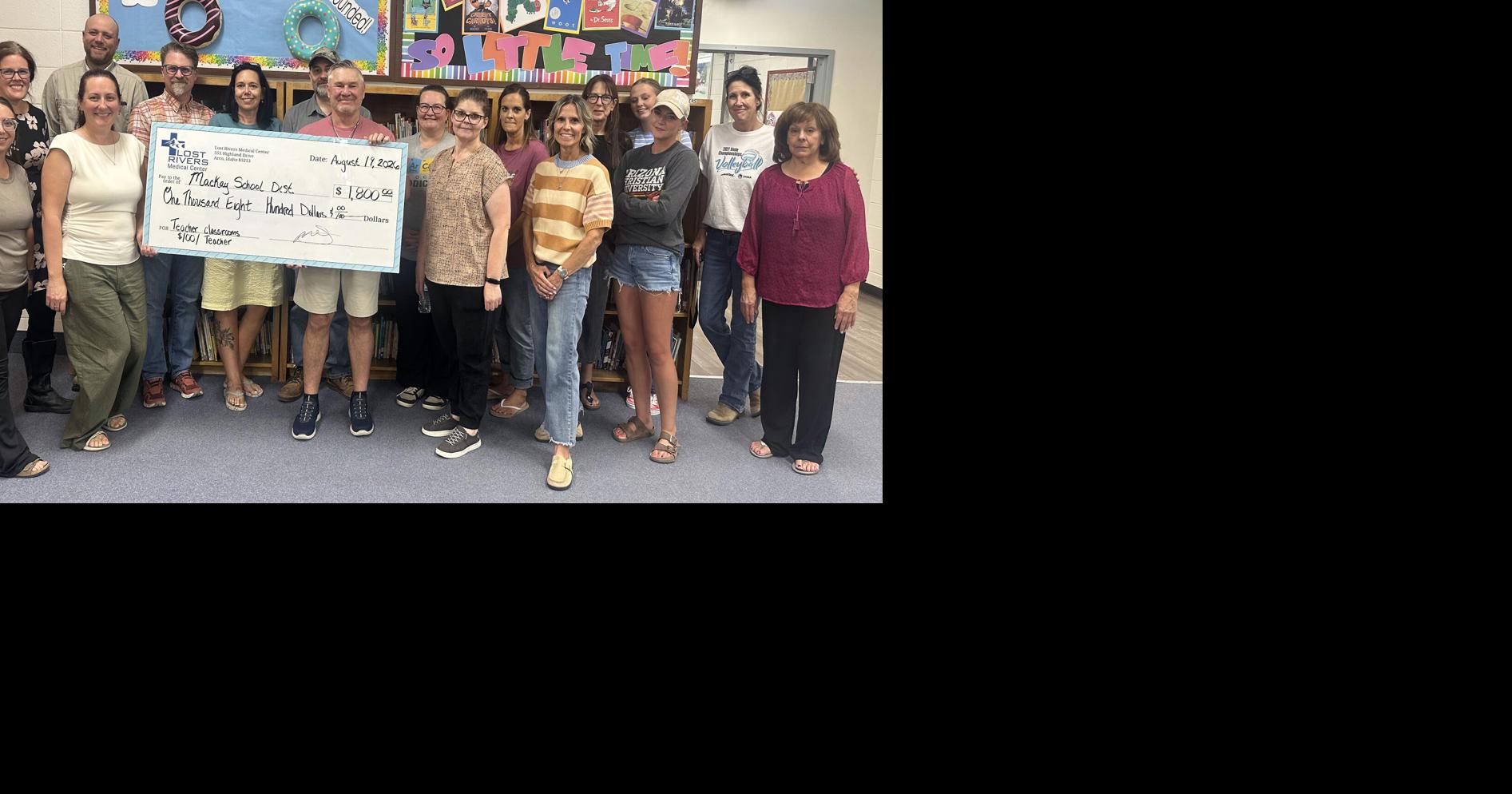 Lost Rivers Medical Center donates to Mackay, Arco schools