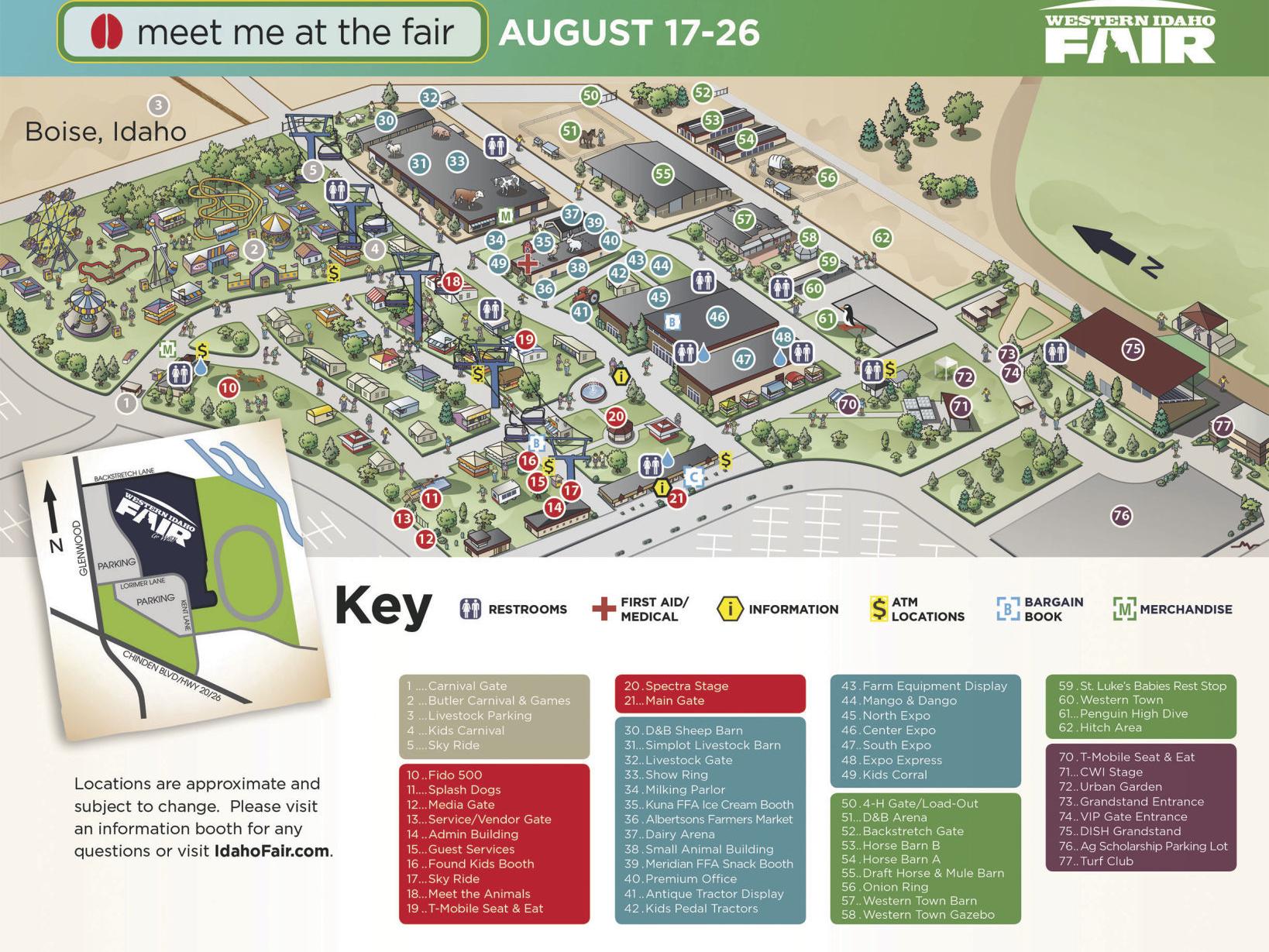 2018 Western Idaho Fair Schedule Community Postregister Com Simplot Soccer Field Map 2022
