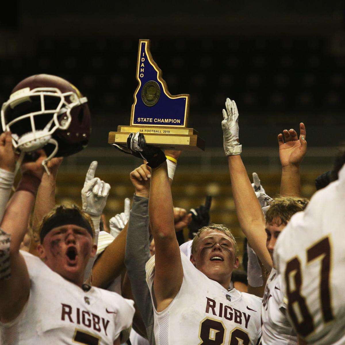 Rigby Captures First Football State Title With 57 56 Double Ot Win