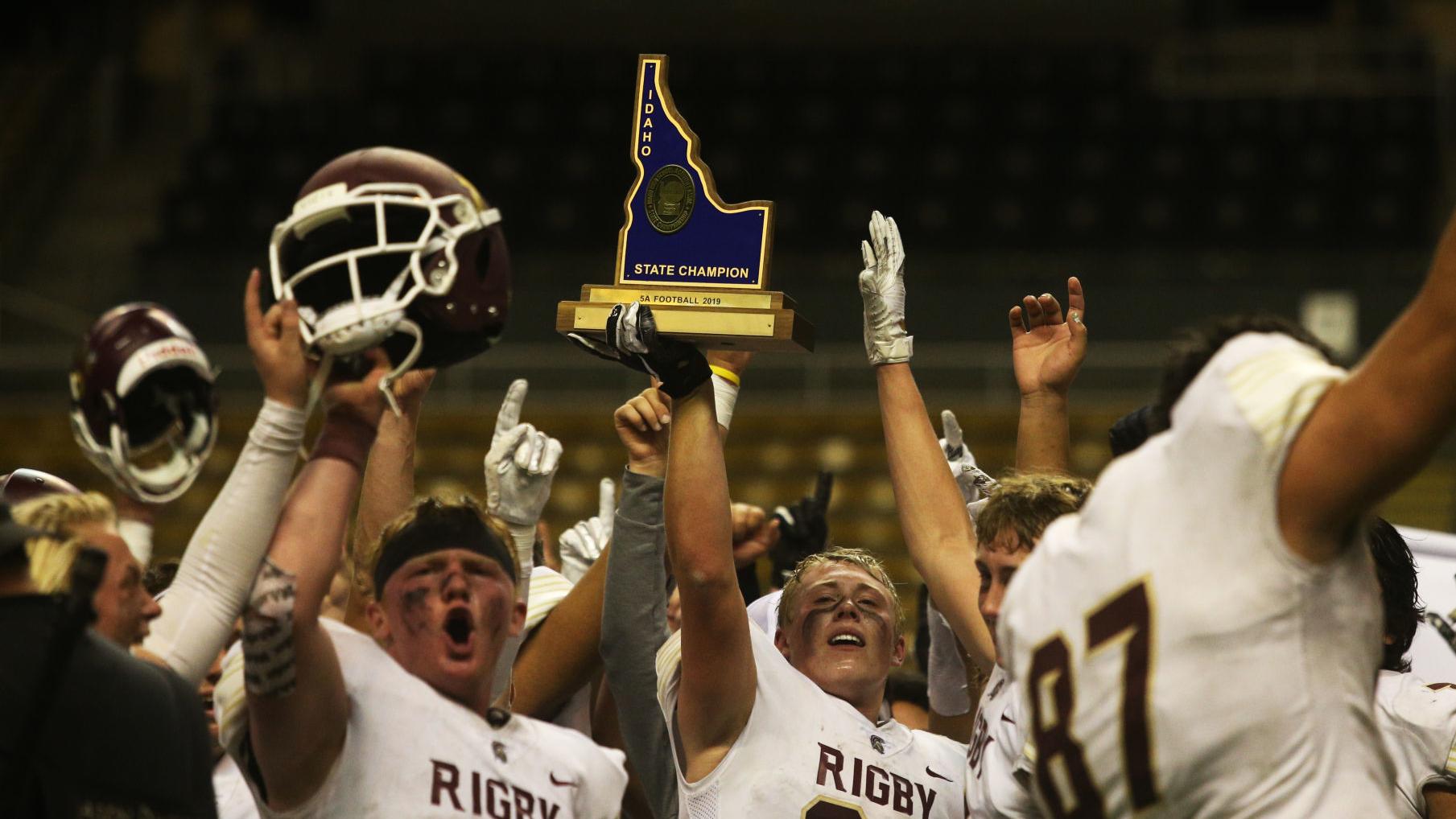 Rigby Captures First Football State Title With 57 56 Double Ot Win Over Coeur D Alene Postregister Postregister Com 5 A High School Idaho State Football Championship Schedule 2022
