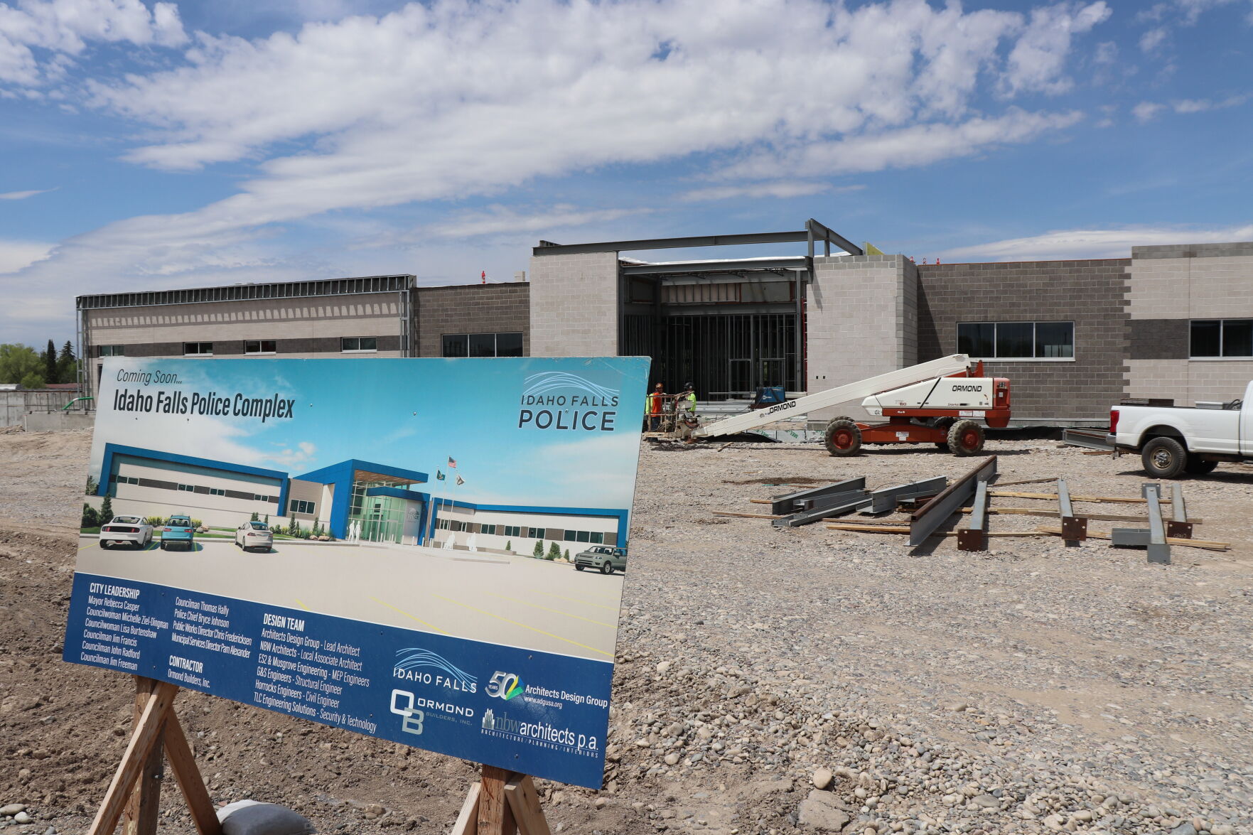 New Idaho Falls Police Complex progressing on Northgate Mile