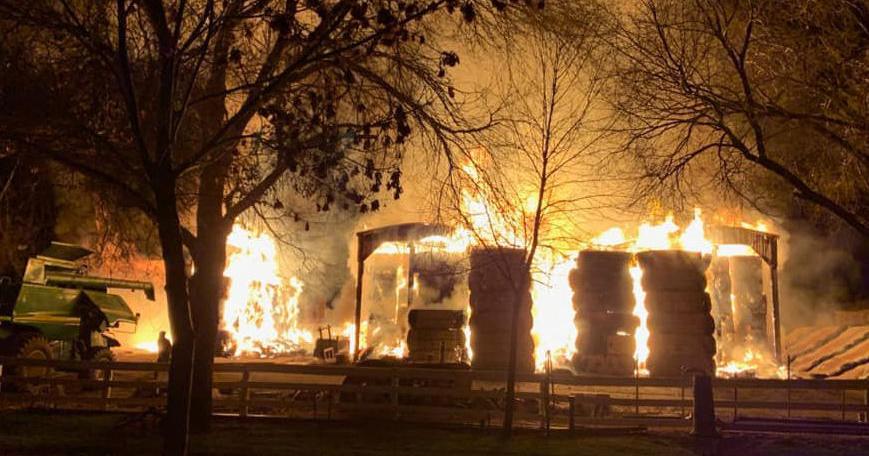 Utah barn fire destroys 800 tons of hay | Crops | postregister.com
