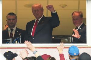 Trump booed as 1st sitting US president at regular-season NFL game since Carter in 1978