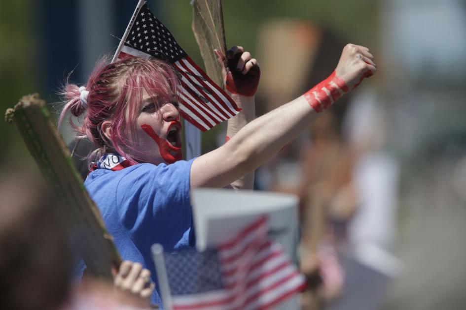 Boise Blm Protest Protesters March To Courthouse In Idaho Falls Demand Justice For