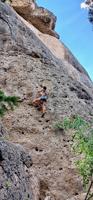 Mind over weak matters while rock climbing