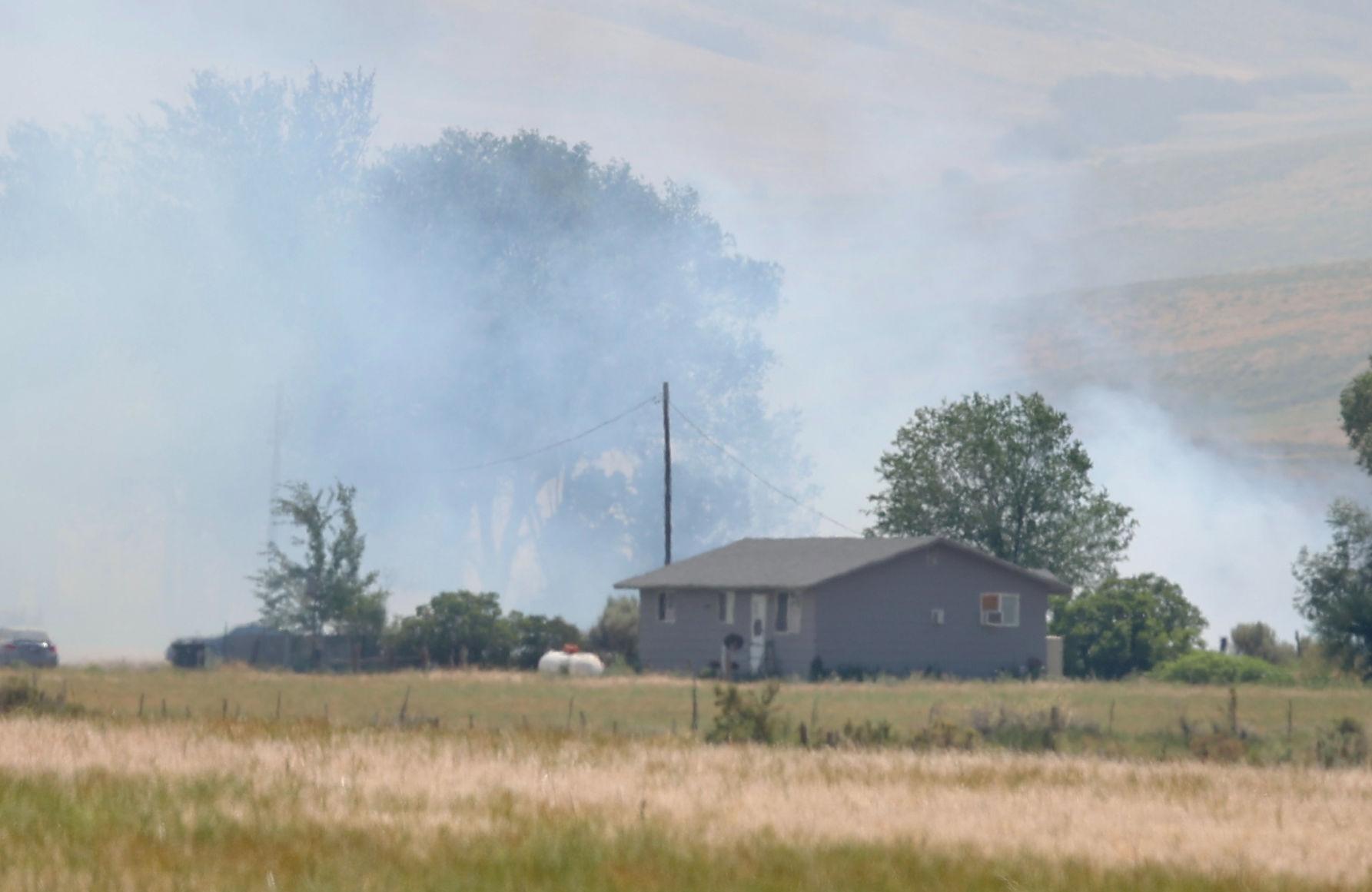 Fort Hall wildfire damages structures, causes evacuations Chronicle