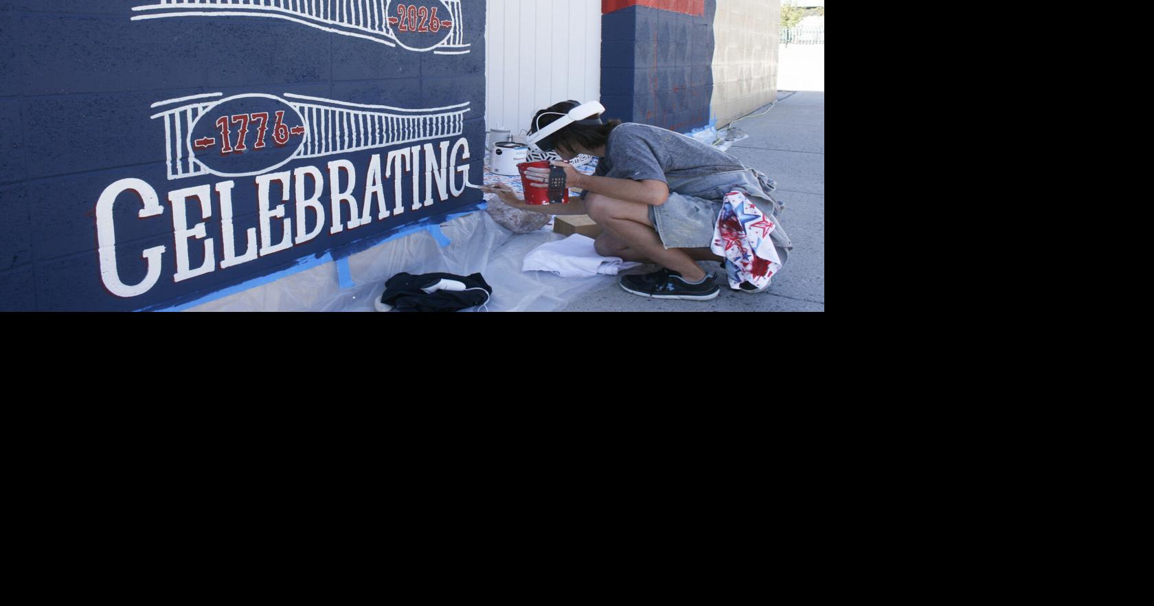 Semiquincentennial mural project underway in Challis