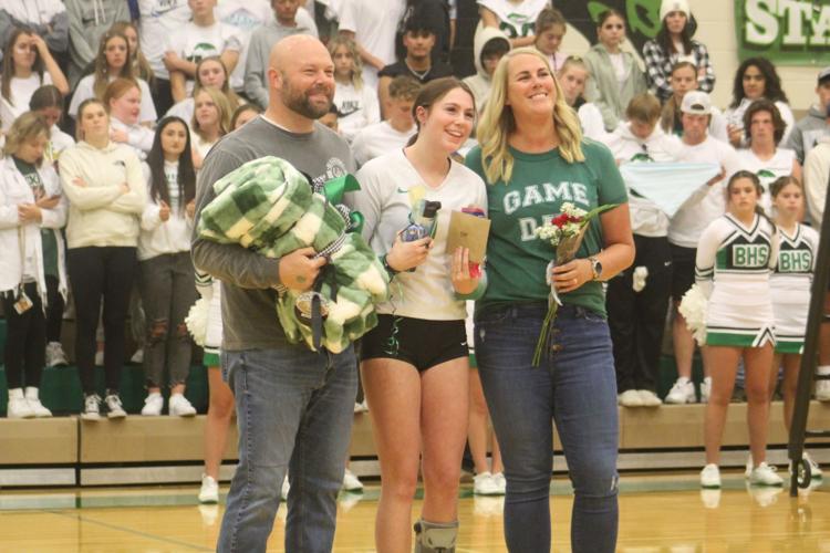 Lady Broncos drop senior night contest to Shelley Sports