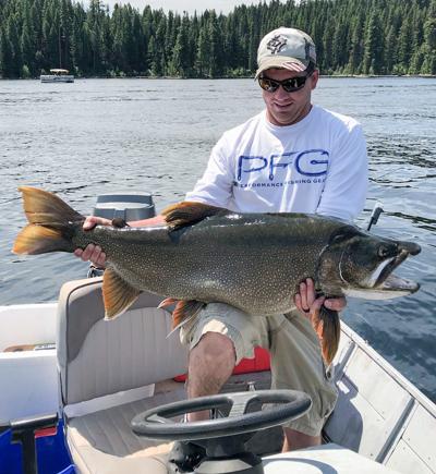 Record Lake Trout Snagged By Byu Idaho Grad Still Lurks In Depths Of Payette Lake Outdoors Postregister Com