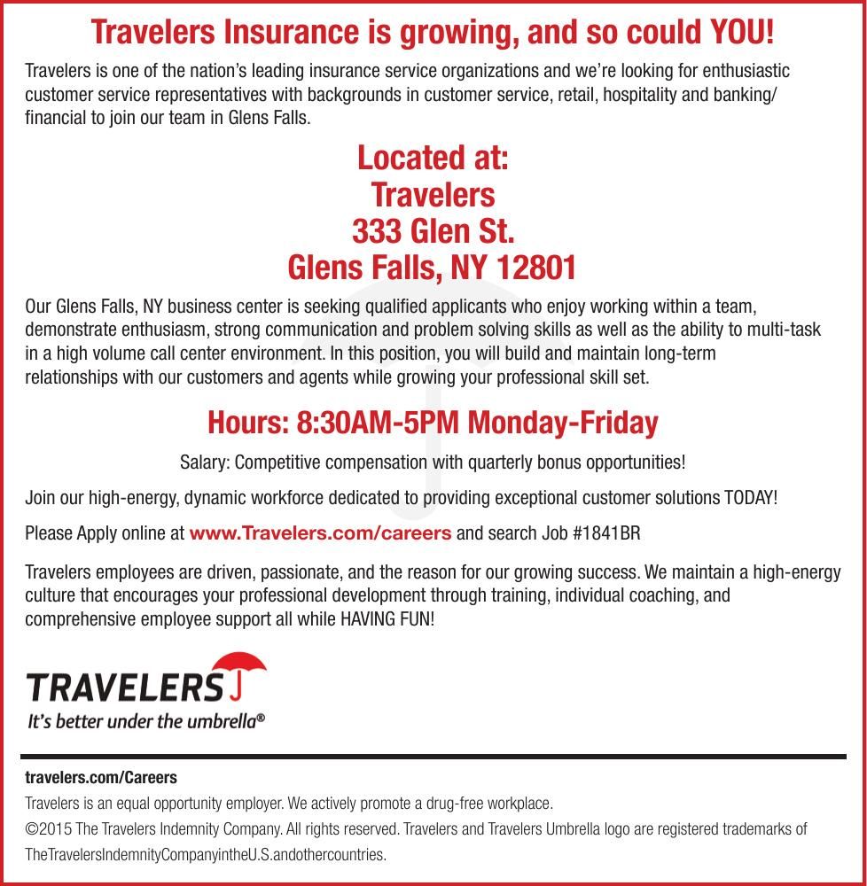 Travelers Insurance Is Growing And So Could You Ad Vault Poststar Com