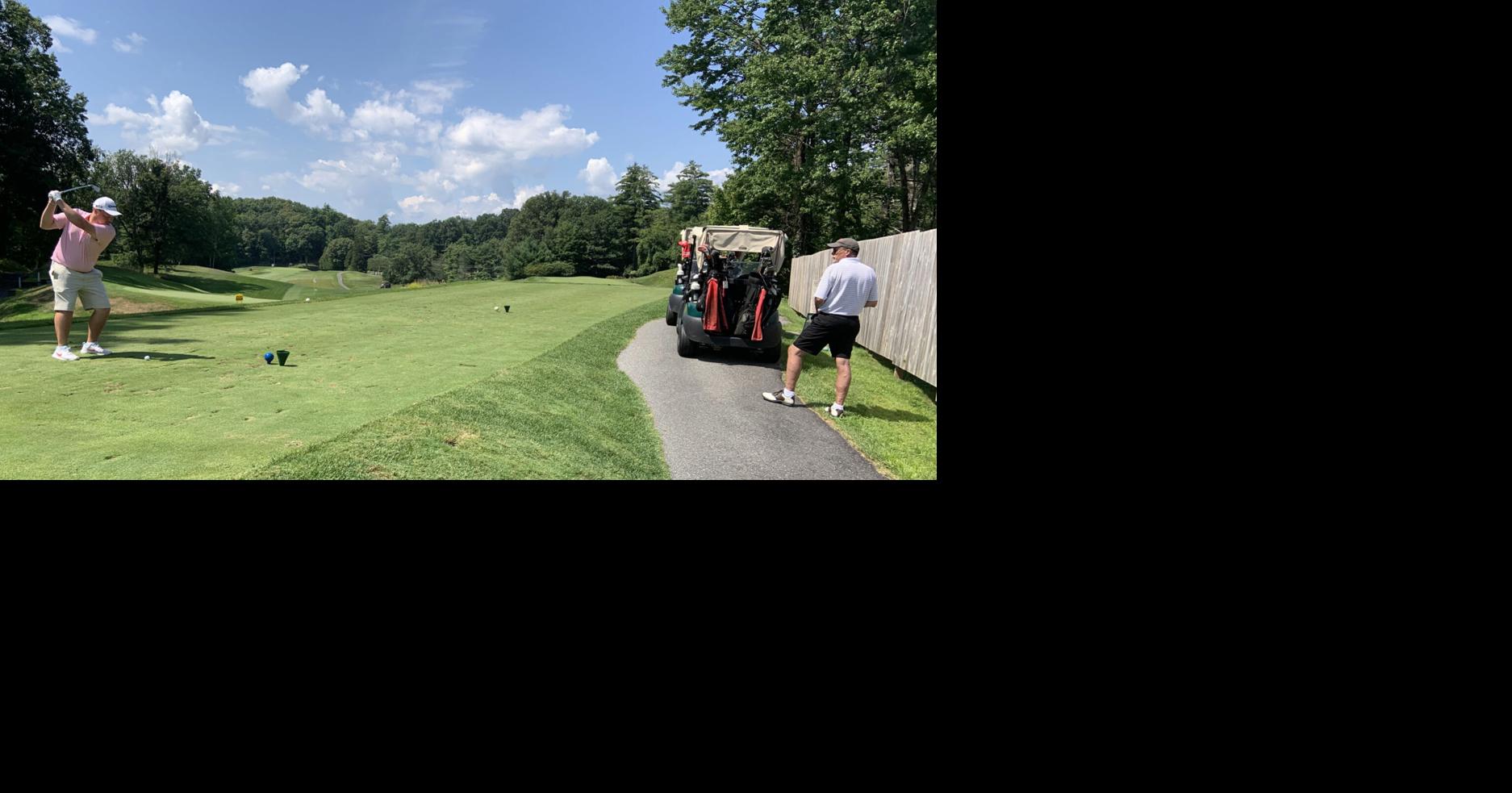 Navigating the Glens Falls Country Club course, site of State Men’s Amateur Championship