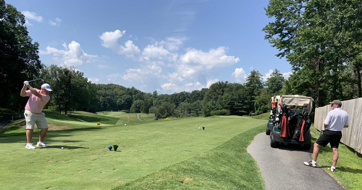 Navigating the Glens Falls Country Club course, site of State Men’s Amateur Championship