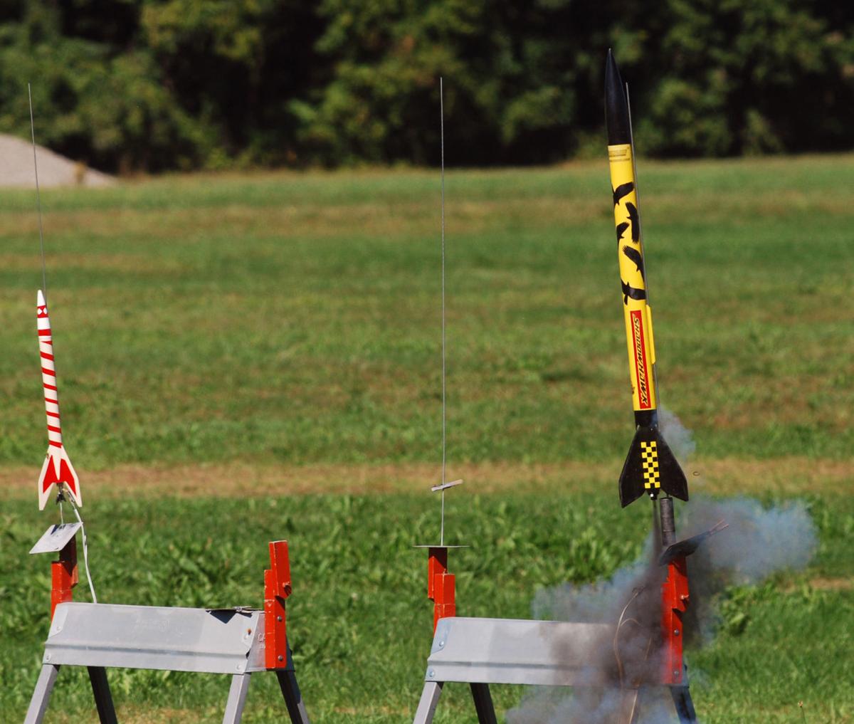 Rocket club takes over fairgrounds once a month Local