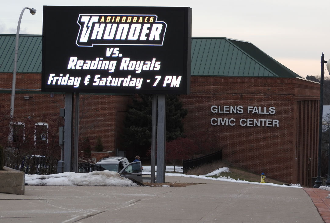 Glens Falls National Bank sponsors new Civic Center marquee