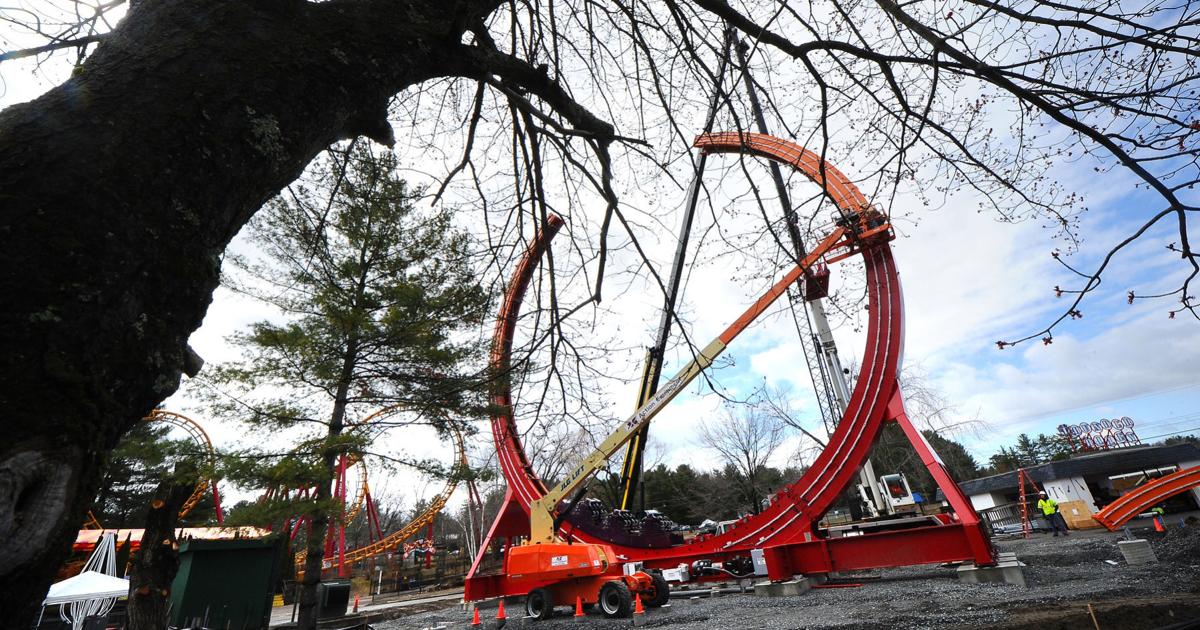 Adelaide Looping Coaster Great Escape begins work on new looping coaster