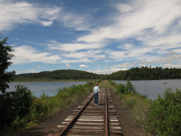 Adirondack Rail Trail provides opportunities to park and ride