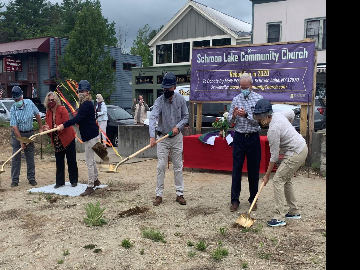 Schroon Lake Community Church Breaks Ground Local Poststar Com