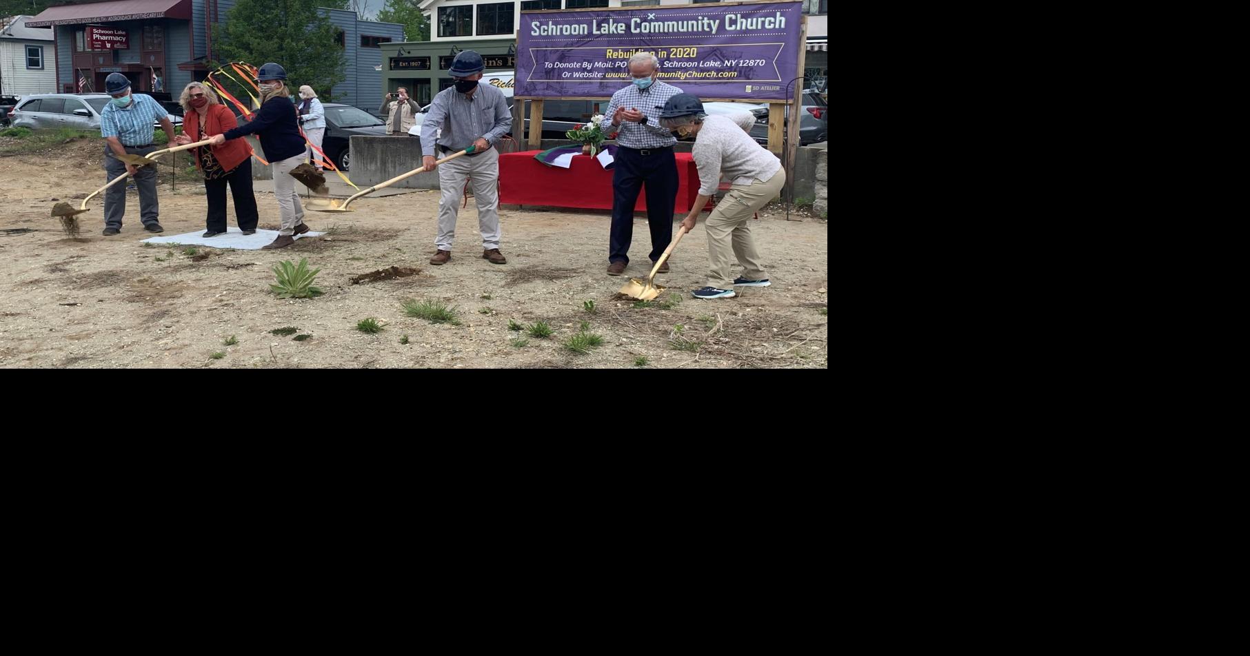 Schroon Lake Community Church breaks ground