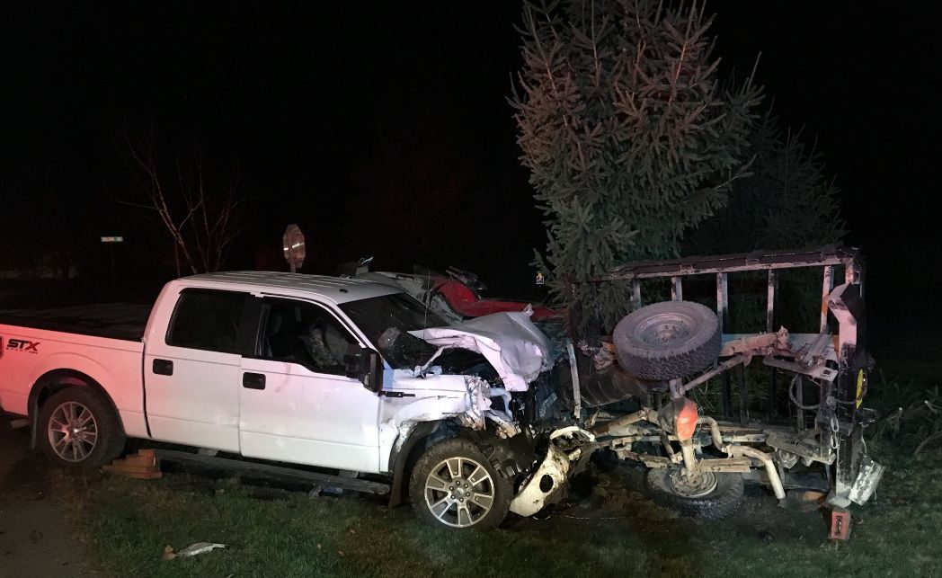 Police Two taken to hospital after Easton crash Local