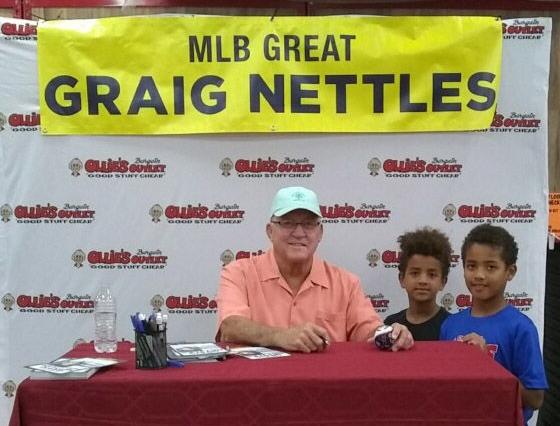 Kids meet baseball's Graig Nettles