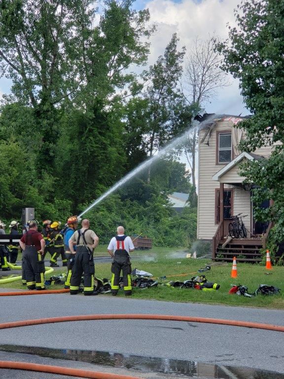 Two hospitalized following fire in Queensbury Local