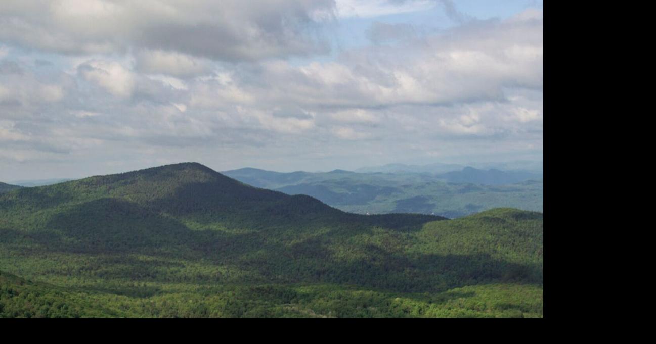 View the summit of Sleeping Beauty Mountain on the east side of Lake George