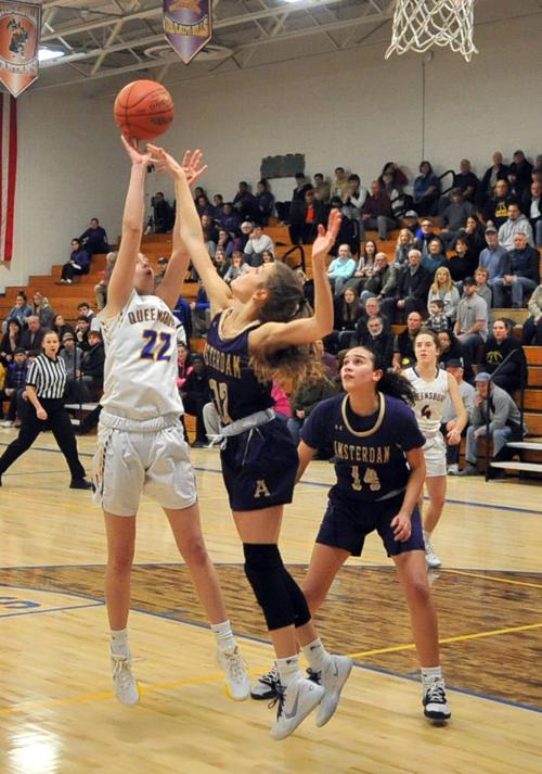 Girls Basketball Amsterdam At Queensbury Poststar Com