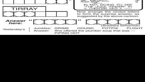 jumble | Puzzles &amp; Comics | poststar.com