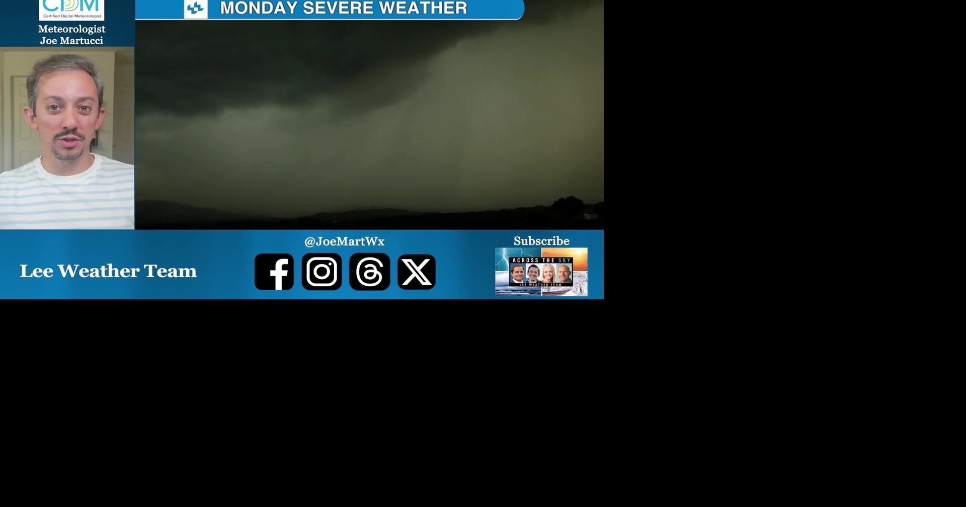 Tornadoes, severe weather possible in NY and PA Memorial Day