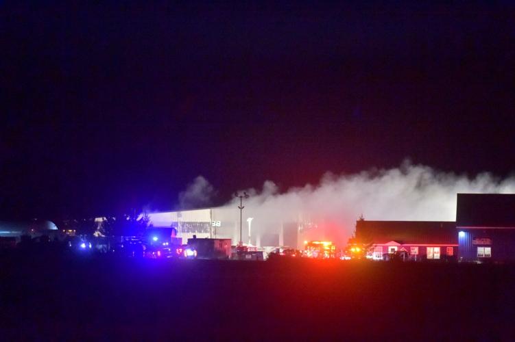 Firefighters battle fire in town of Fort Ann