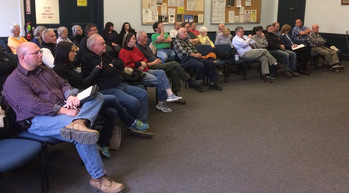 Residents attend meeting on homeless housing project