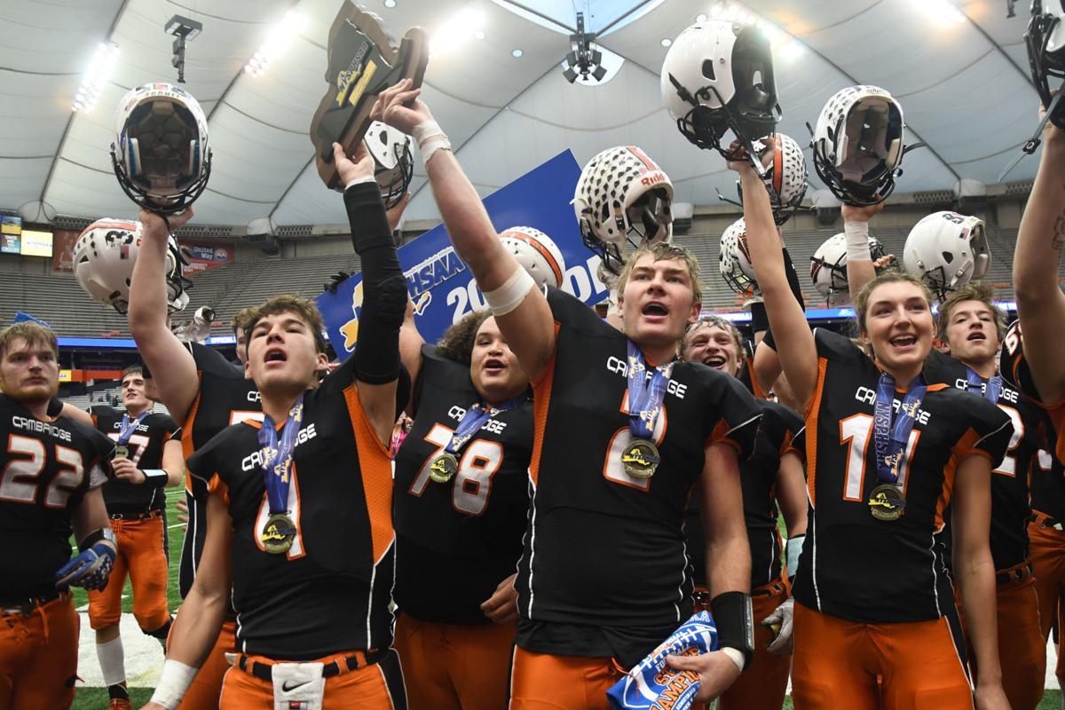 Cambridge captures second straight state football title Local