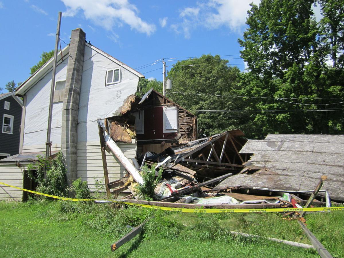 Neighbors upset about collapsed house