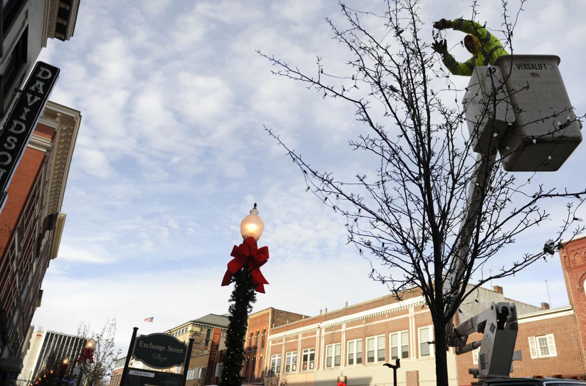 Santa Claus in downtown Glens Falls on Friday and Olaf Local