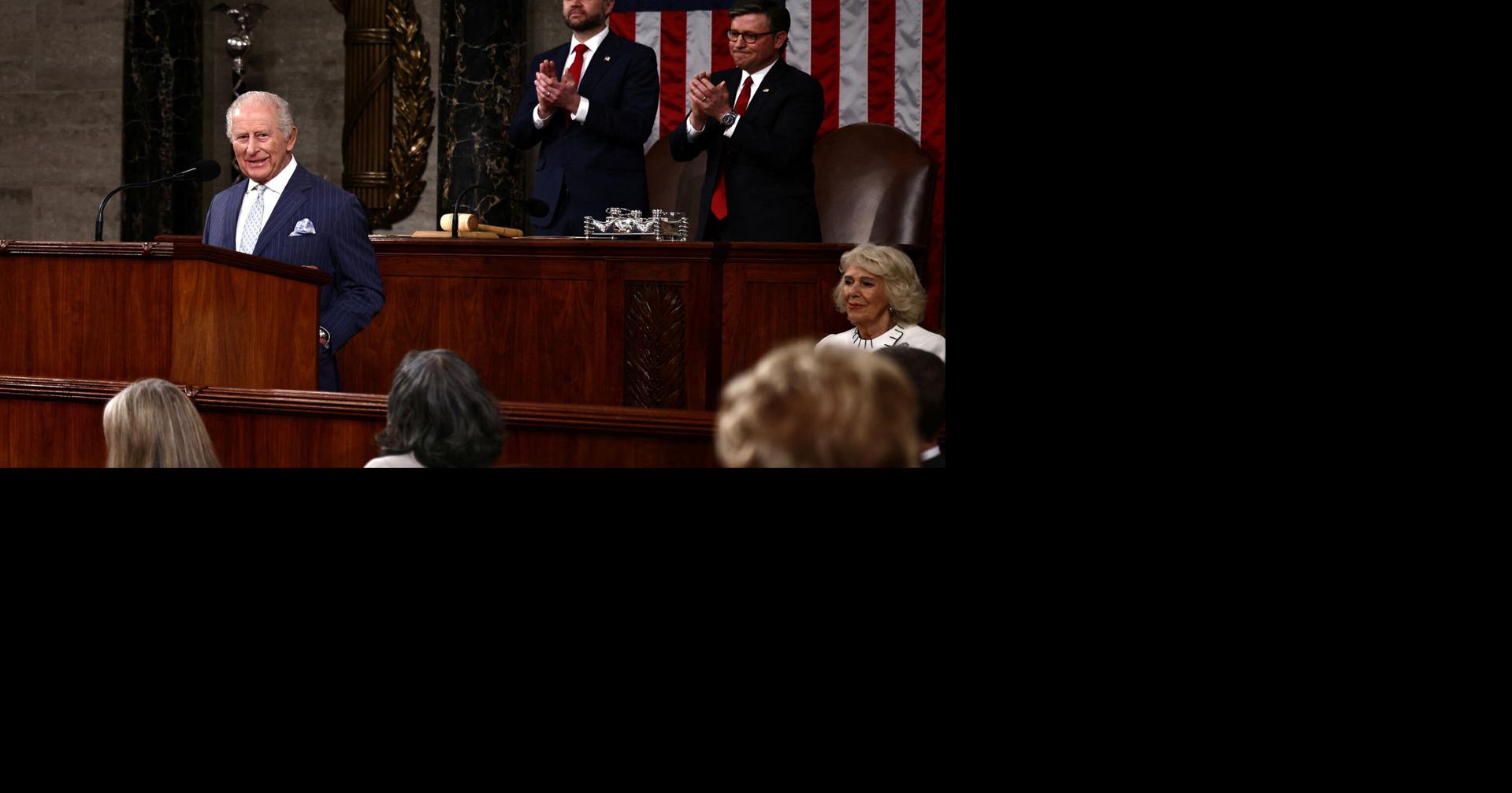King Charles visits Congress for a rare speech to promote US-UK unity