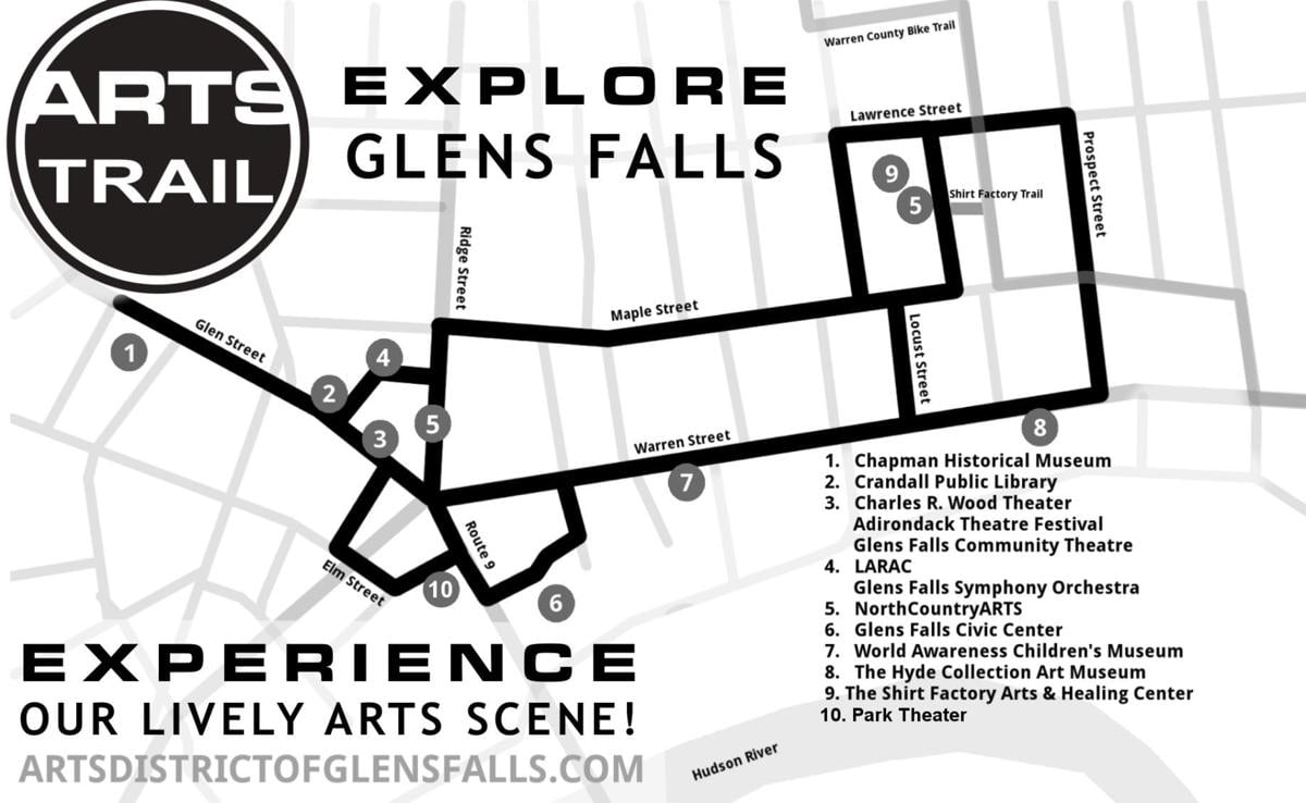 Arts Trail map