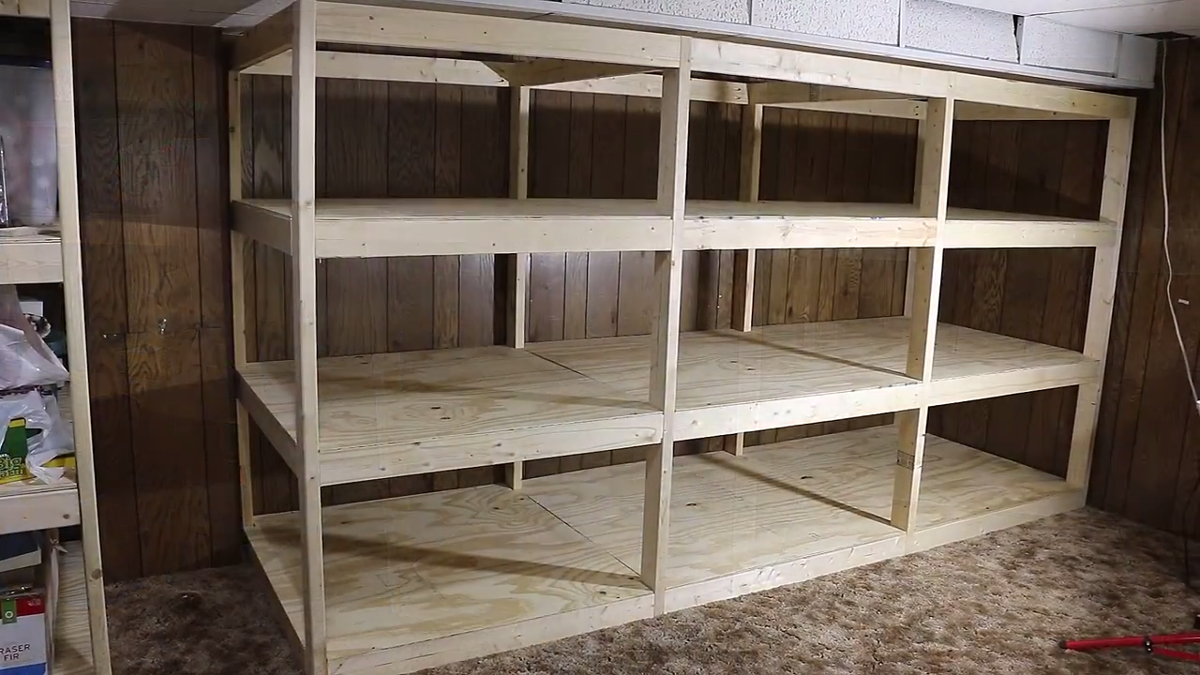 Project Lab: Giant DIY shelves for your basement or garage ...