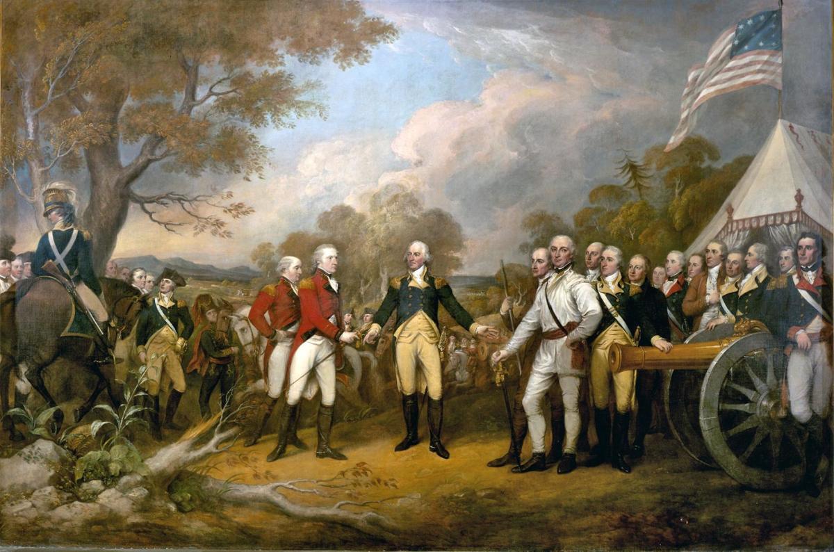 The 'Surrender of General Burgoyne' painting