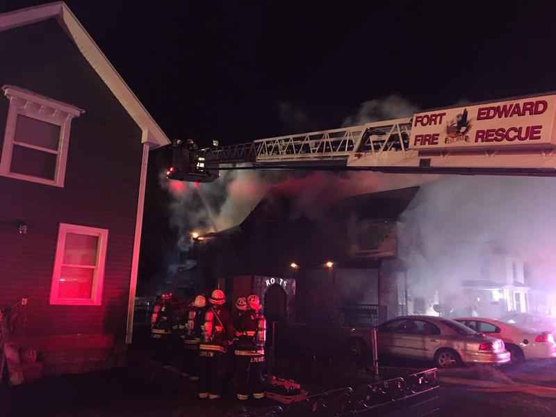 UPDATED Fire destroys home in Hudson Falls, two hurt Local