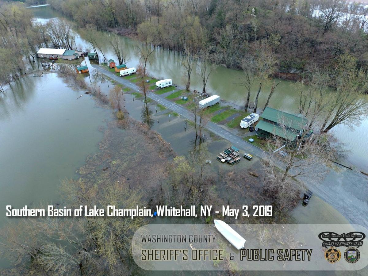 Lake Champlain flooding hits Whitehall campground and area homes
