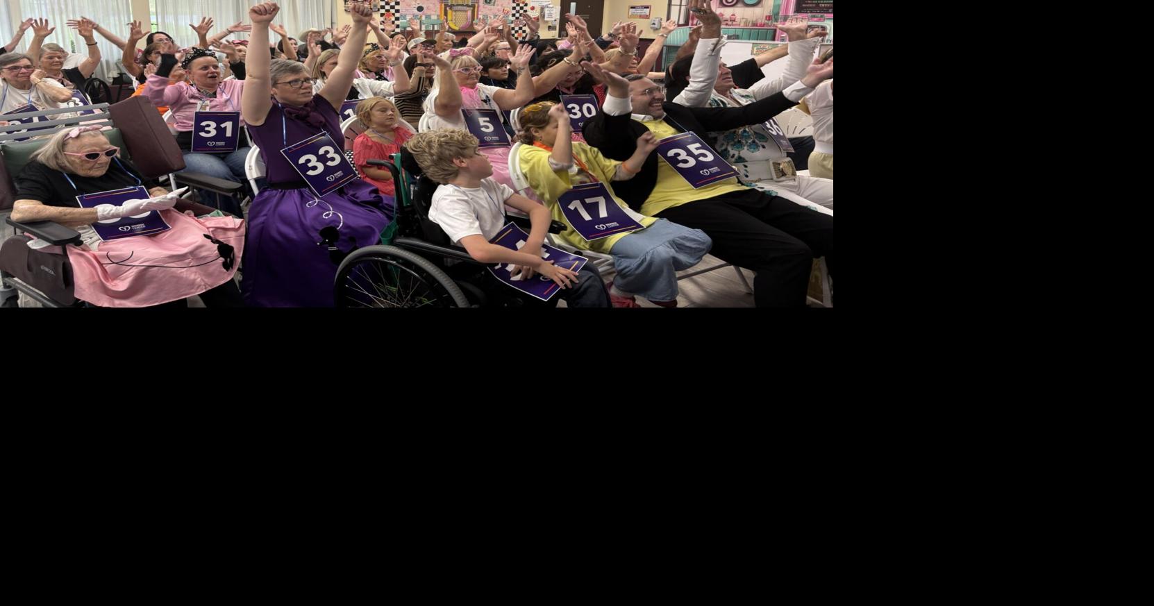 Dancers at Warren Center in Queensbury help break a Guinness World Record