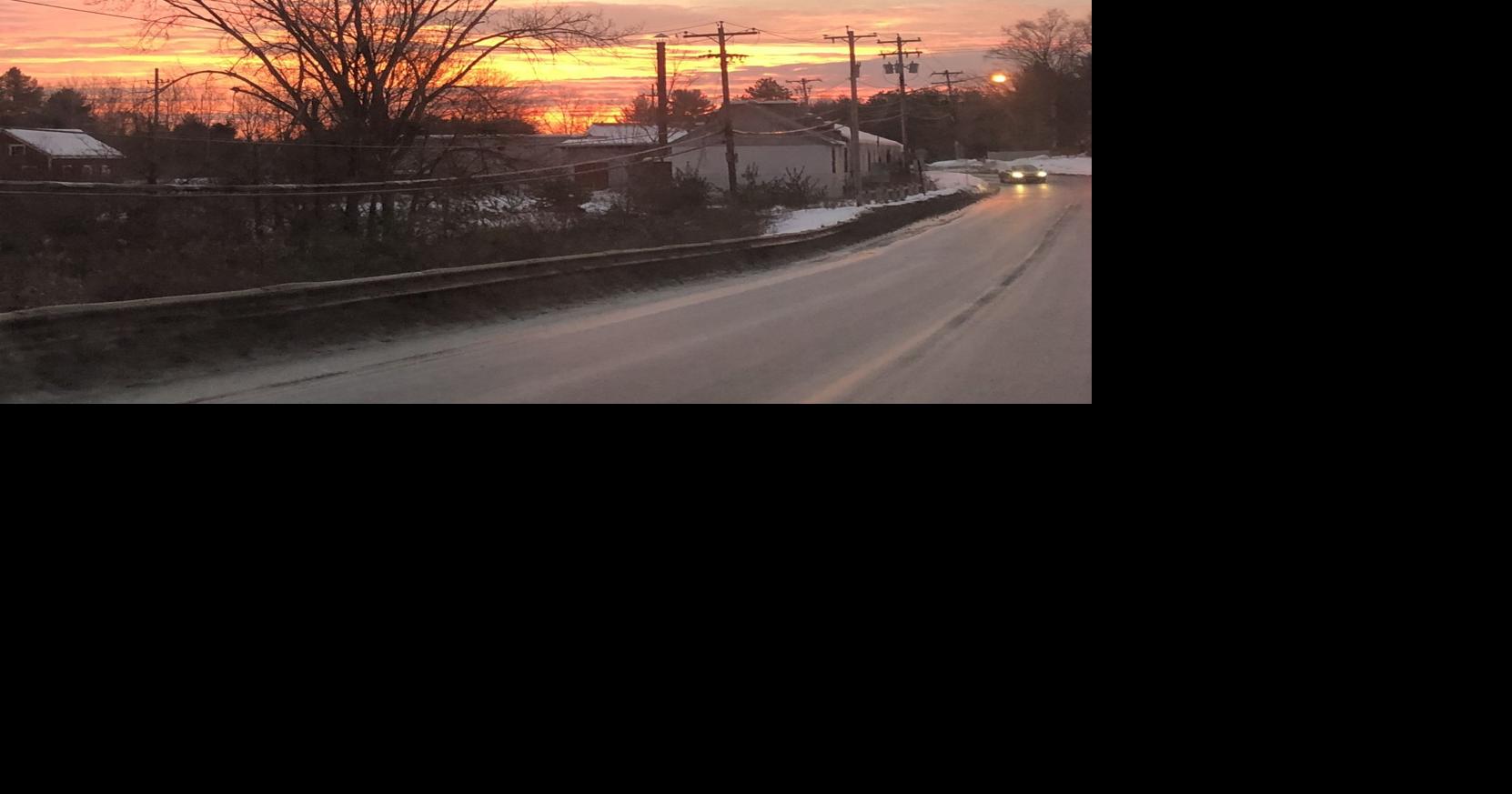 Brilliant morning sky, a harbinger of bad weather?