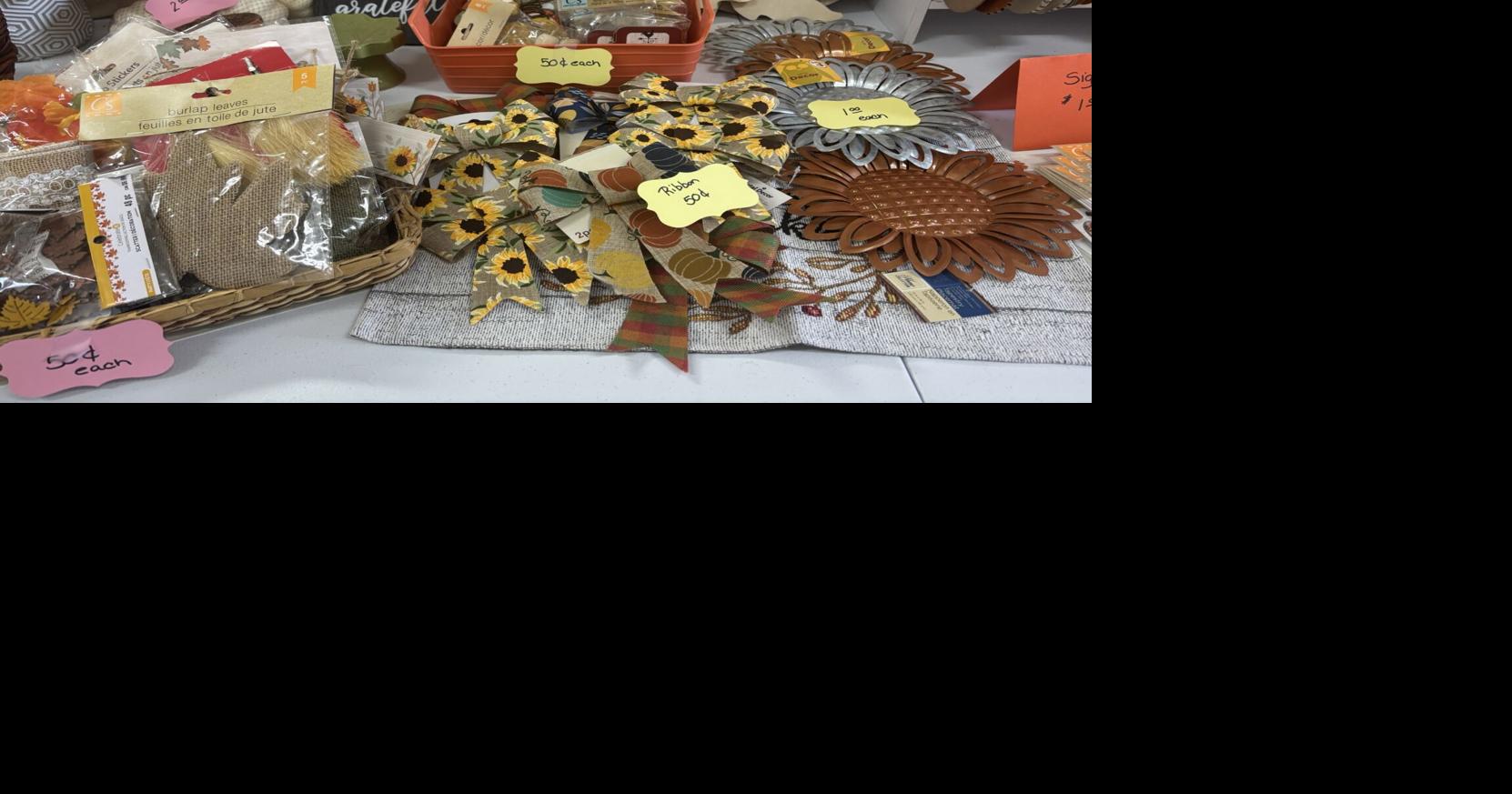 Crafting items at The Craft Factory