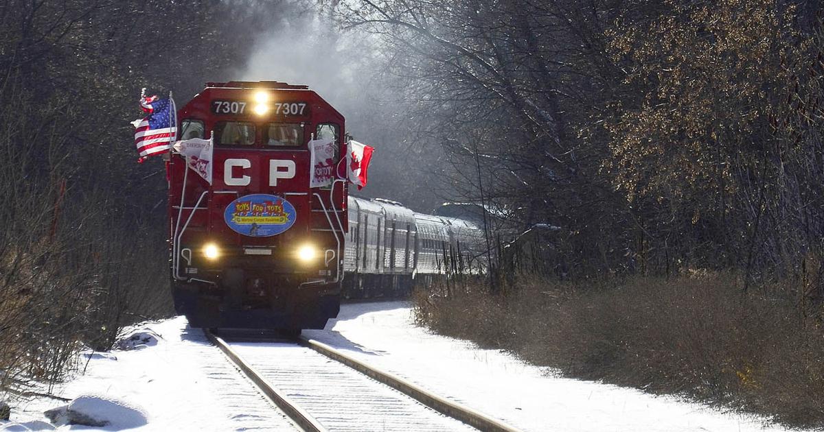 Toys For Tots Train Rolls Into Whitehall