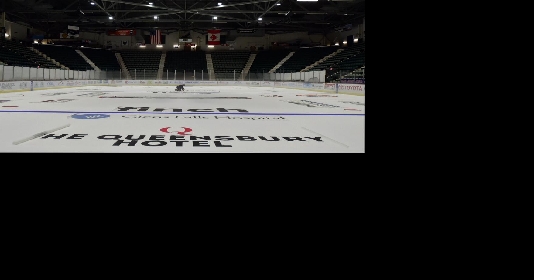 Photos Cool Insuring Arena hockey rink install