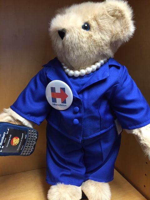 clinton's big teddy bear