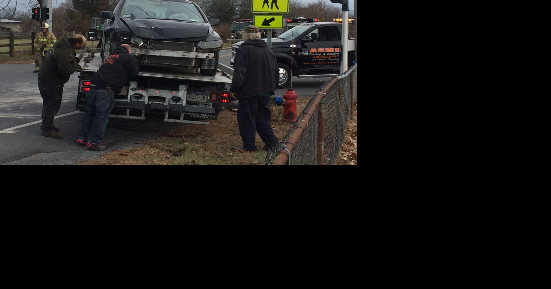 Two hurt in twovehicle crash in Kingsbury