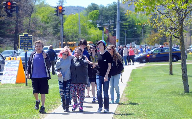 Queensbury schools evacuated, all kids safe